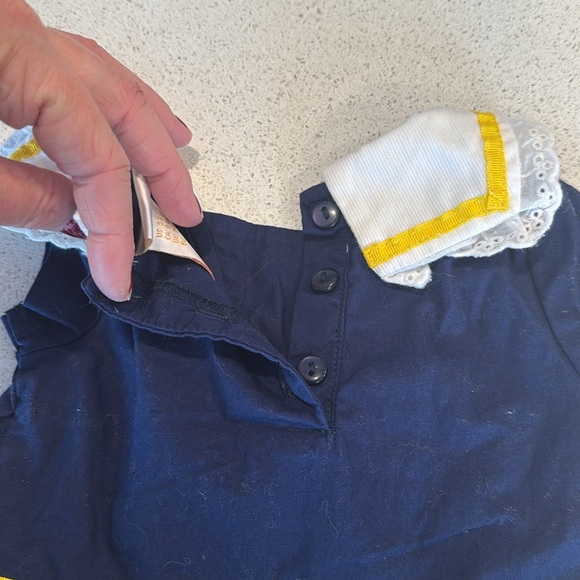 Maggie & Zoe dress size 3-6 months nautical boat dress - Picture 4 of 10